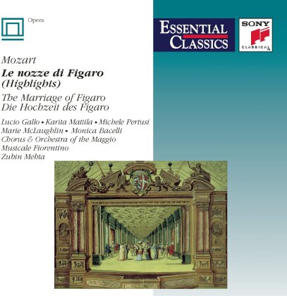Wolfgang Amadeus Mozart (1756-1791), Zubin Mehta, Lucio Gallo, Karita Mattila, … - Le Nozze Di Figaro (Highlights)