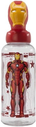 Bouteille 3D - Casque - Iron Man - 560 ml