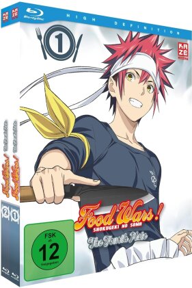 Food Wars! The Fourth Plate - Staffel 4 - Vol. 1-2 (Complete edition, Bundle, 2 Blu-rays)