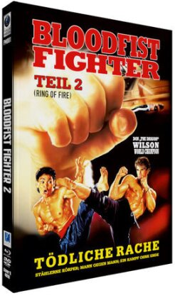 Bloodfist Fighter 2 (1991) (Cover B, Édition Limitée, Mediabook, Blu-ray + DVD)