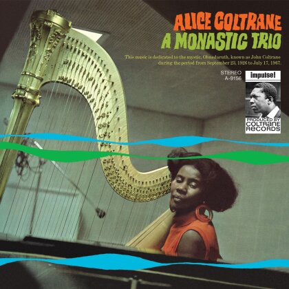 Alice Coltrane - A Monastic Trio (2024 Reissue, Verve By Request, Impulse, LP)