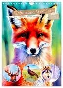 Heimische Wildtiere 2024 (Wandkalender 2024 DIN A4 hoch) - CALVENDO Monatskalender