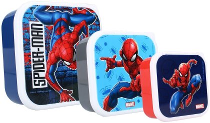 Boites à Repas - Set de 3 - Let's Eat - Spider-Man - 12 cm