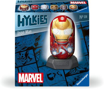 Ravensburger Hylkies: Die neue Sammelfigurenreihe zum selbst zusammenbauen. Figur #08 - Iron Man - Für alle Marvel Universe Fans - Aufbauen, Verlieben, Sammeln