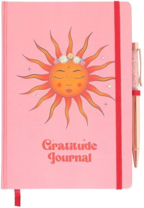 The Sun Gratitude Journal With Rose Quartz Pen