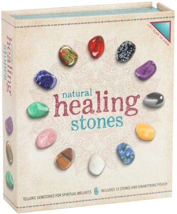 Set Of 12 Natural Crystal Healing Gemstones