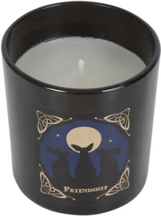 Moon Gazing Hares Friendship Candle By Lisa Parker