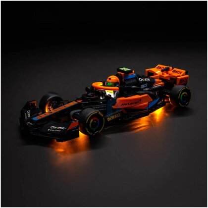 Kit di illuminazione a LED per LEGO® 76919 Monoposto da corsa McLaren Formula 1 2023