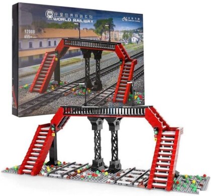 Mould King 12008 - Railway Crossing (655 pieces)