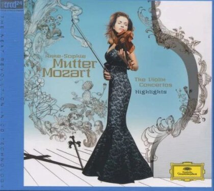 Wolfgang Amadeus Mozart (1756-1791) & Anne-Sophie Mutter - Violin Concertos Highlights (XRCD24)