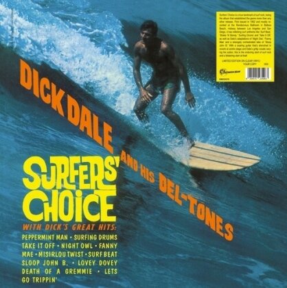 Dick Dale & His Del-Tones - Surfers' Choice (2024 Reissue, Destination Moon Records, Clear Vinyl, LP)