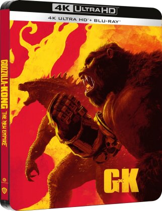 Godzilla e Kong - Il nuovo impero (2024) (Cover 2, Edizione Limitata, Steelbook, 4K Ultra HD + Blu-ray)