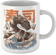 Mug - Sushi Dragon - Ilustrata - 315 ml