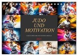 Judo und Motivation (Tischkalender 2025 DIN A5 quer) - CALVENDO Monatskalender