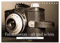 Fotokameras - alt und schön (Tischkalender 2025 DIN A5 quer), CALVENDO Monatskalender