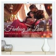 Fantasy in Love (hochwertiger Premium Wandkalender 2025 DIN A2 quer) - Kunstdruck in Hochglanz