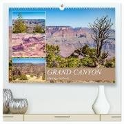 GRAND CANYON Mächtige Schlucht (hochwertiger Premium Wandkalender 2025 DIN A2 quer) - Kunstdruck in Hochglanz