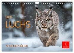 Der Luchs - scheuer Jäger (Wandkalender 2025 DIN A4 quer), CALVENDO Monatskalender