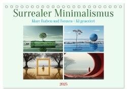 Surrealer Minimalismus (Tischkalender 2025 DIN A5 quer) - CALVENDO Monatskalender