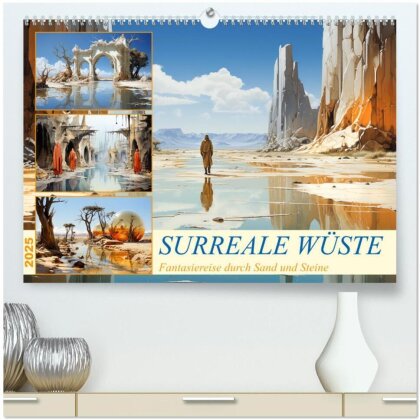 Surreale Wüste (hochwertiger Premium Wandkalender 2025 DIN A2 quer) - Kunstdruck in Hochglanz