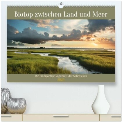 Biotop zwischen Land und Meer (hochwertiger Premium Wandkalender 2025 DIN A2 quer) - Kunstdruck in Hochglanz