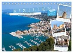 Sizilien - Magische Provinz Trapani (Tischkalender 2025 DIN A5 quer), CALVENDO Monatskalender