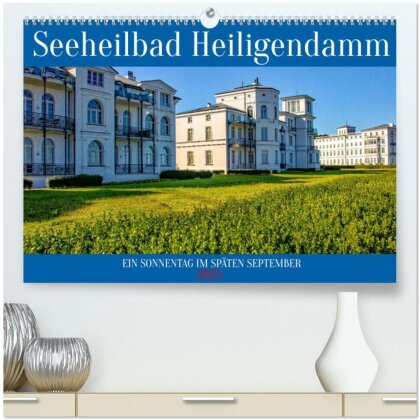 Seeheilbad Heiligendamm (hochwertiger Premium Wandkalender 2025 DIN A2 quer) - Kunstdruck in Hochglanz