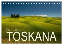 Grüne Farbtöne Toskana (Tischkalender 2025 DIN A5 quer) - CALVENDO Monatskalender