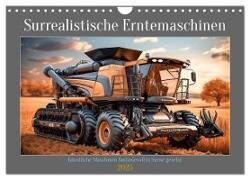 Surrealistische Erntemaschinen (Wandkalender 2025 DIN A4 quer) - CALVENDO Monatskalender