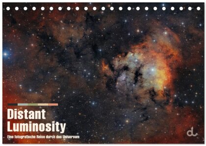 Distant Luminosity - Eine fotografische Reise durch das Universum (Tischkalender 2025 DIN A5 quer), CALVENDO Monatskalender