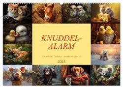 Knuddel-Alarm (Wandkalender 2025 DIN A2 quer) - CALVENDO Monatskalender