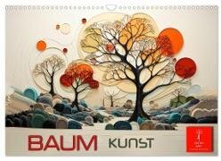 Baum Kunst (Wandkalender 2025 DIN A3 quer) - CALVENDO Monatskalender