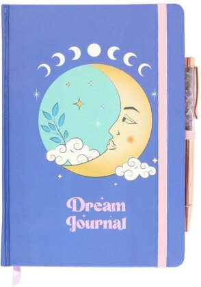 The Moon - Dream Journal with Amethyst Pen