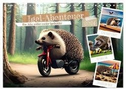 Igel-Abenteuer (Wandkalender 2024 DIN A4 quer) - CALVENDO Monatskalender