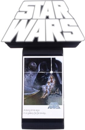 Cable Guys Ikon - Star Wars - Star Wars Logo Support Lumineux Chargeur pour Téléphone et Manette (Sans Batterie)