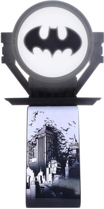 Cable Guys Ikon - DC Comics - Batman Logo Support Lumineux Chargeur pour Téléphone et Manette (Sans Batterie)