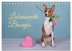 Liebenswerte Basenjis (Tischkalender 2024 DIN A5 quer) - CALVENDO Monatskalender
