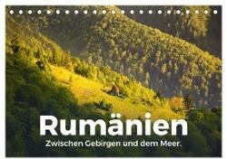 Rumänien - Zwischen Gebirgen und dem Meer. (Tischkalender 2024 DIN A5 quer), CALVENDO Monatskalender