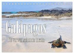 Galápagos - Die verwunschenen Inseln (Tischkalender 2024 DIN A5 quer), CALVENDO Monatskalender