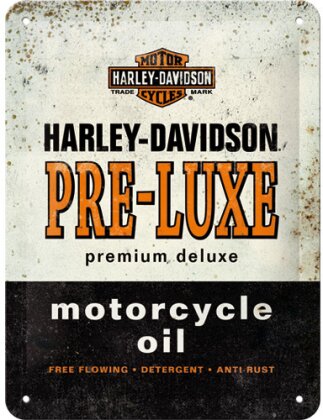 Harley-Davidson - Pre-Luxe Blechschild 15 x 20cm