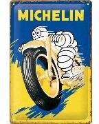 Michelin - Motorcycle Bibendum 20x30cm Blechschild