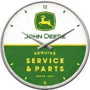 John Deere - Service & Partsl Wanduhr