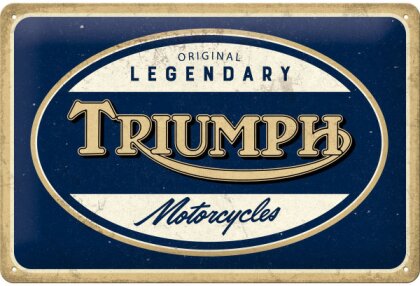 Triumph - Motorcycles 20x30cm Blechschild