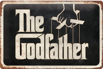 Godfather - Logo 20x30cm Blechschild