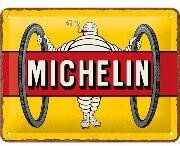 Michelin - Tyres Bibendum Yellow Blechschild 15 x 20cm