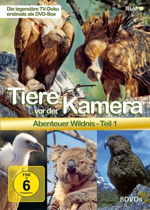 Tiere vor der Kamera - Abenteuer Wildnis - Teil 1 (8 DVDs)