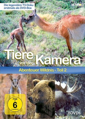 Tiere vor der Kamera - Abenteuer Wildnis - Teil 2 (8 DVDs)