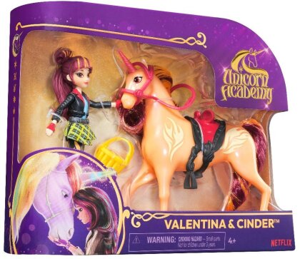 UCA Small Doll & Unicorn Valentina & Cin