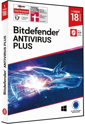 Bitdefender Antivirus Plus 1 Gerät / 18 Monate (Code in a Box)