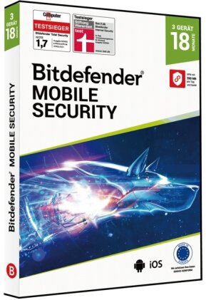 Bitdefender Mobile Security 3 Geräte / 18 Monate (Code in a Box)